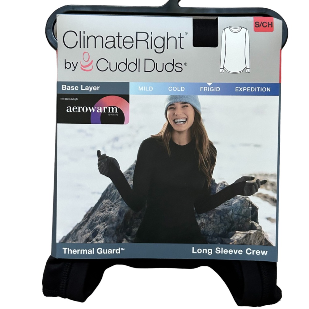 ClimateRight by Cuddl Duds Long Sleeve Crew Shirt